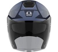 AGV Irides Trieste Jet Helmet, grey-blue, size L for Men