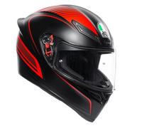 AGV K-1 MULTI Full Face Helmet Warmup Black Red Size ML