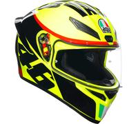AGV K-1 S Grazie Vale Helmet, black-yellow, size XS for Men