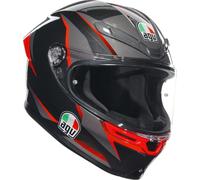 AGV K-6 S Slashcut Helmet, black/grey/red, S (55/56)
