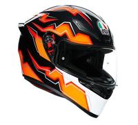 AGV K1 Full Face Helmet Multi Krypton Black Orange Fluorescent Size S