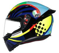 AGV K1 Rossi Winter Test 2020 Full-Face Helmet unisex Black/Yellow/Blue/Green, S