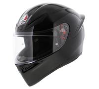 AGV - Helmet K1 S E2206, Full-face Motorbike Helmet, ECE, for Men, Racing Style with Spoiler, Air Intakes and Scratch Resistant Visor, 190° Field of View, with Intercom Ready, Black