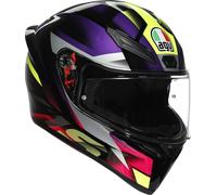 AGV K1 S Fastlap, full face helmet XL Black/Purple/Pink/Neon-Yellow