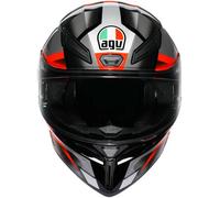 AGV K1 S FASTLAP Integralhelm grau-schwarz-rot XS