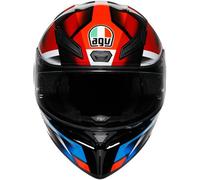 AGV K1 S Fastlap Helmet, black-red-blue, size XS for Men