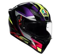 AGV K1-S K1 S Full Face Helmet Fastlap Black Purple Pink Size S