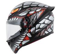 AGV K1 S helmet Lyzard matt black grey red