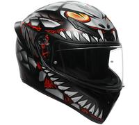 AGV K1-S Lyzard Full Face Moto Motorcycle Motorbike Helmet Black / Grey / Red