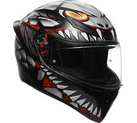 AGV K1-S Lyzard Motorcycle Helmet Road Legal 22.06 Track Legal Lid Black Grey
