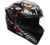 AGV K1 S Lyzard Helmet, black-grey-red, size L for Men