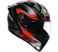 AGV K1 S Motorcycle Motorbike Full Face Sports Helmet Fastlap Black Grey Red