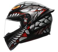 AGV K1-S MOTORCYCLE MOTORBIKE LYZARD - BLACK/GREY/RED