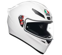 AGV K1-S Plain Full Face Motorcycle Helmet Track Race Motorbike Lid Black White