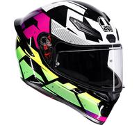 AGV K1 S Punkpulse S26, full face helmet M Black/Purple/Neon-Green/White