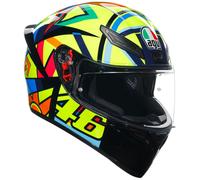 AGV K1 S Soleluna 2017, full face helmet M Black/Neon-Yellow//Blue/Red