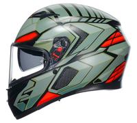 AGV K3 2.6 Decept Full-Face Helmet Matt/Black/Grey XS