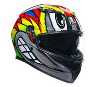 AGV K3 Birdy 2.0, full face helmet M Grey/Yellow/Red