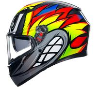 AGV K3 Birdy 2.0, full face helmet L Grey/Yellow/Red