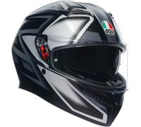 AGV K3 Compound Helmet, black-grey, size M for Men