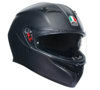 AGV K3 Full Face ECE 22.06 Motorcycle Motorbike Helmet - Matt Black