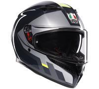 AGV K3 ECE 22.06 Shade - Grey / Flo Yellow