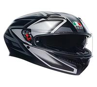 AGV K3 Full Face ECE 22.06 Motorcycle Helmet - Compound, Matt Black / Grey