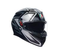 AGV K3 Full Face ECE 22.06 Motorcycle Helmet - Compound, Matt Black / Grey, XL