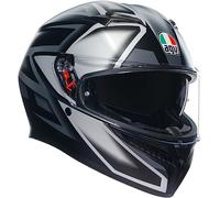 AGV K3 Full Face ECE 22.06 Motorcycle Helmet - Compound, Matt Black / Grey, XL