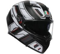 AGV K3 Full Face ECE 22.06 Motorcycle Motorbike Helmet - Rivia Matt Black/White