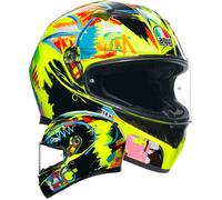 AGV K3 Full Face ECE 22.06 Motorcycle Motorbike Helmet - Rossi Winter Test 2019