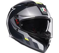 AGV K3 Shade Grey/Yellow Fluo M Helmet