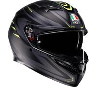 AGV K3 motorcycle helmet Syth matt black fluo yellow