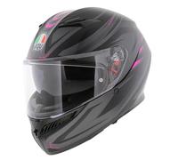 AGV K3 motorcycle helmet Syth matt black pink
