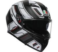 AGV K3 Rivia Helmet, black-white, size XL for Men