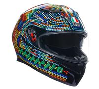 AGV K3 Rossi Winter Test 2018 Touring Full Face Motorcycle Helmet Multicoloured