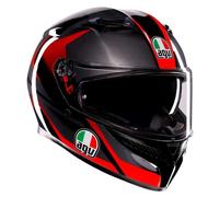 AGV AGV - Helmet K3 MPLK Striga Black / Grey / Red XXL