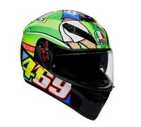AGV K3-SV Rossi Mugello 2017 Full Face Helmet Replica Size S Clear Visor