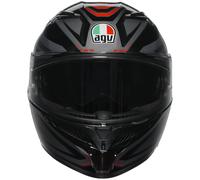 AGV K3 SYTH - BLACK/RED - Free Dark Visor Motorcycle Motorbike Helmet
