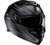 AGV K3 Syth S26, full face helmet M Matt Black/Neon-Yellow