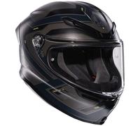 AGV K6 S Full Face Motorcycle Motorbike Helmet - Enhance Matt Grey / Yellow Fluo