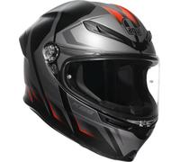 Casco Integrale AGV K6 S Karve Matt Black/Grey/Red