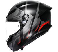 Casco Integrale AGV K6 S Karve Matt Black/Grey/Red