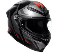 AGV K6 S Karve S26, full face helmet S Matt Black/Dark Grey/Red