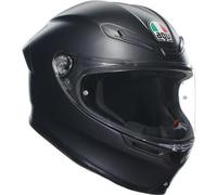 AGV - K6 S AGV E2206 MPLK, Full-face Motorcycle Helmet, Unisex, Matt Black, L