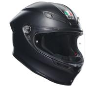 AGV K6-S Plain Motorcycle Helmet Road Legel ECE 22.06 Track Race Lid Black Grey
