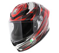AGV K6 S Reeval helmet gloss white red grey