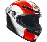 AGV K6 S SIC58 Red / White / Black Motorcycle Motorbike Helmet