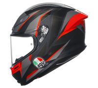 AGV K6 S Slashcut Black/Grey/Red L