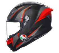 AGV K6 S Slashcut Black/Grey/Red L black size L